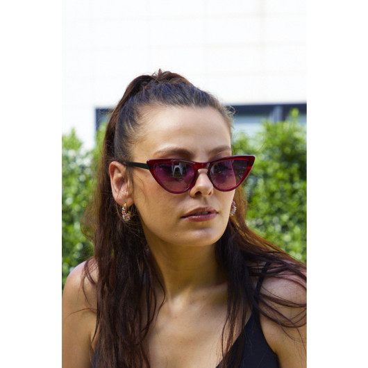 Women Sunglasses Burgundy