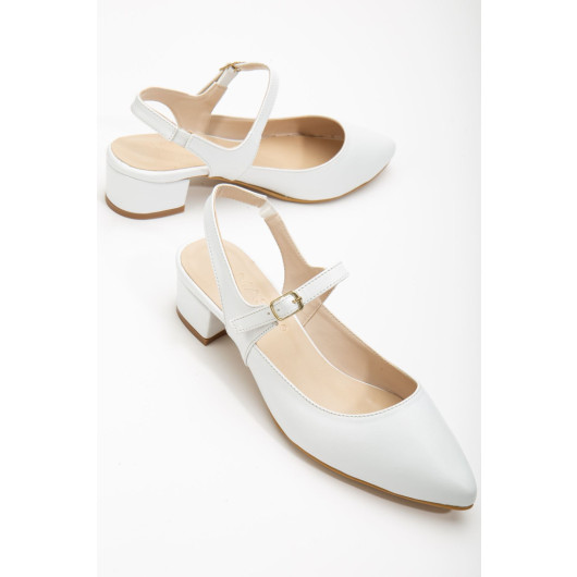 Milena Low Heeled Shoes White