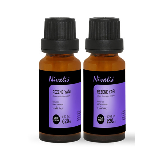 2 Pack Fennel Essential Oil, 20 Ml