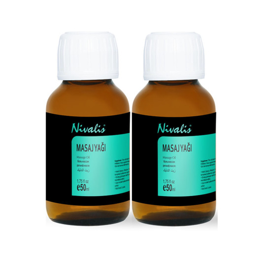 Muscle Relaxing Body Massage Oil 50Ml 2 Pack
