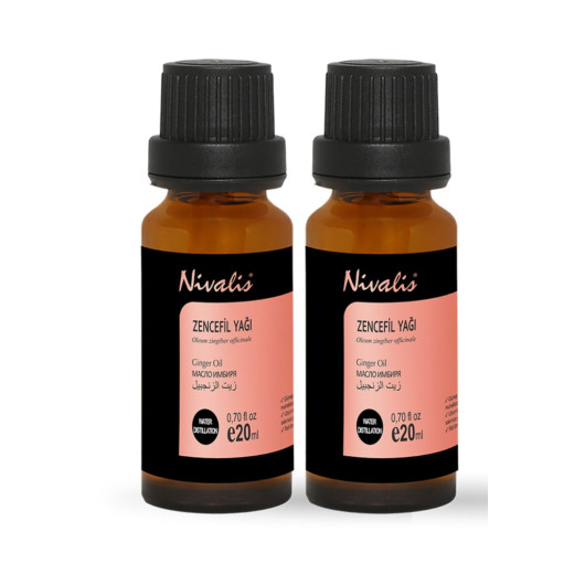 2 Pack Ginger Essential Oil 20 Ml