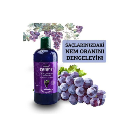Grape Seed Shampoo 400 Ml - For Dry Hai
