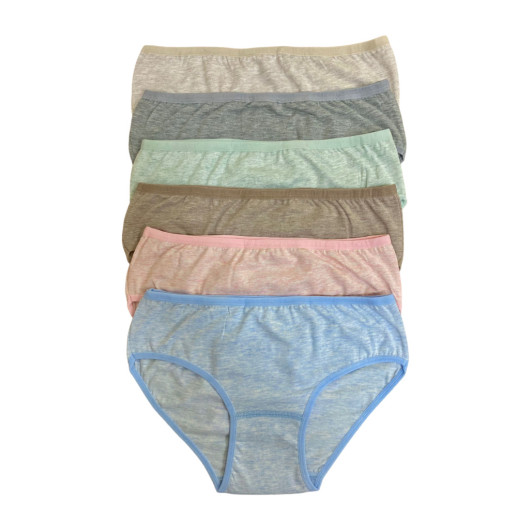 Pack Of 6 Tolin Womens Panties Mix Color Mesh Towel