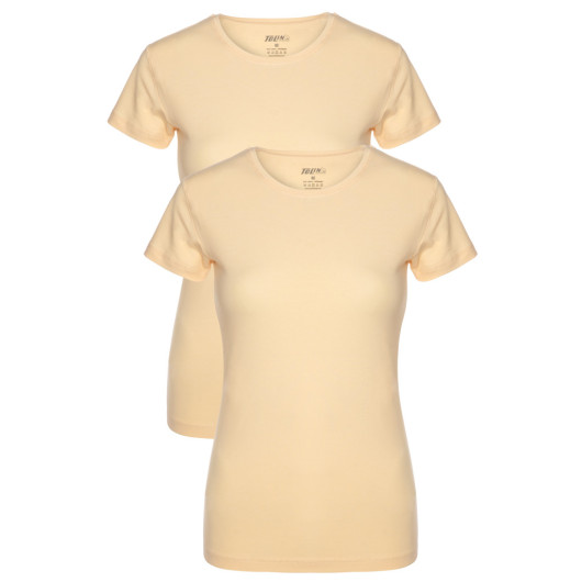 Womens Skin 2Piece Short Sleeve Jersey Lycra Undershirt