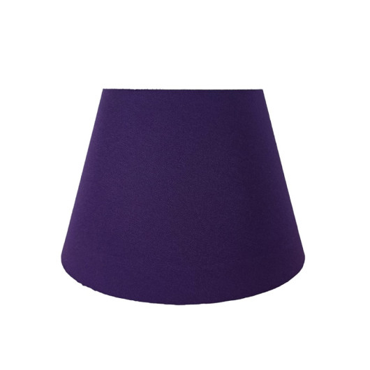 Lampshade Head Ready Hat Purple Color Fabric