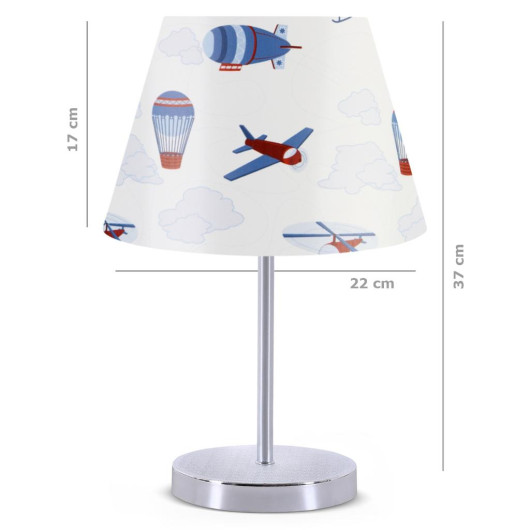 Children Room Chandelier And Lampshade Set Airplane Pattern