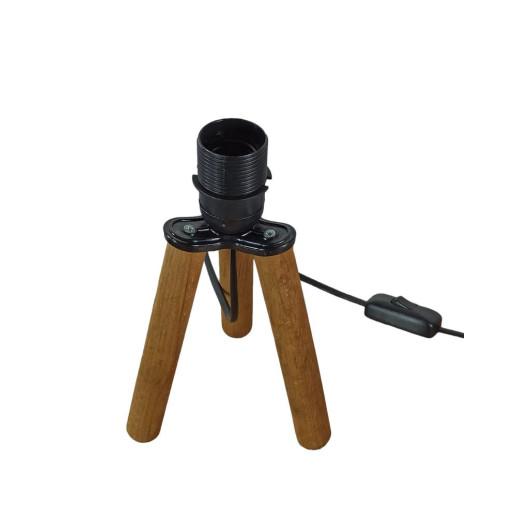 Wooden Tripod Lampshade Base Classic