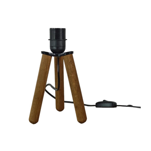 Wooden Tripod Lampshade Base Classic