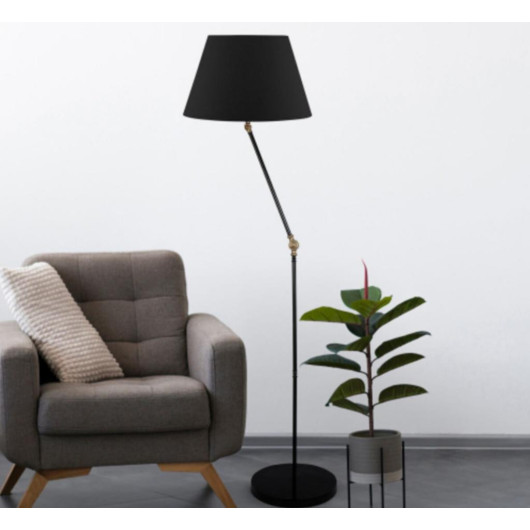 Metal Floor Lamp Corner With Movable Decorative Body