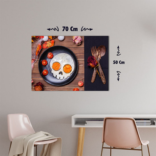 Breakfast Kitchen Ix Decorative Canvas Painting 50X70 Cm