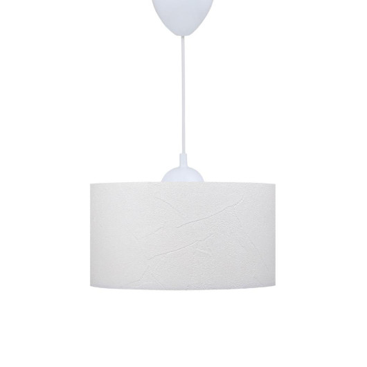 Decorative Mini Single Pendant Lamp Chandelier Embossed Pattern Pvc