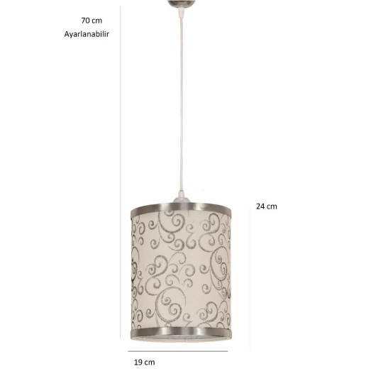 Silver Salva Decorative Pendant Lamp Chandelier
