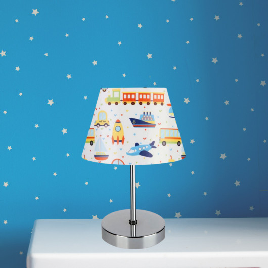 North Chrome Body Children Room Lampshade Tools Patterned