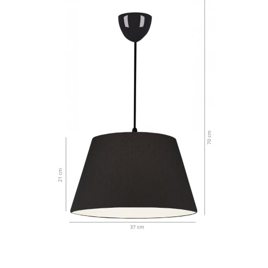 North Home Conical Fabric Ceiling Pendant Chandelier