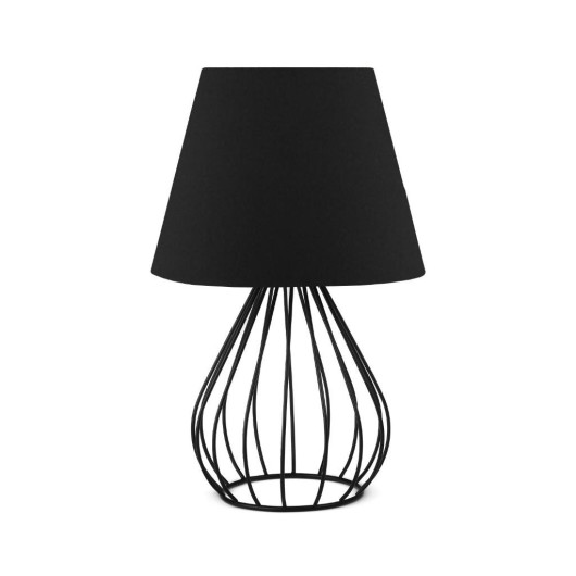 North Home Metal Cage Body Fabric Lampshade