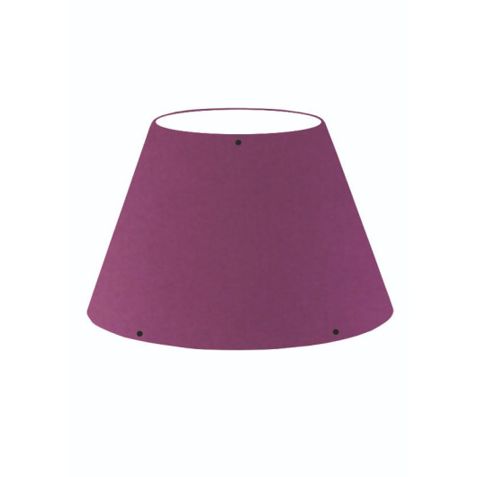 Practical Replacement Conical Floor Lamp Head Purple Fabric