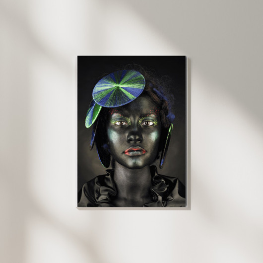 Black Woman Decorative Canvas Painting 50X70Cm
