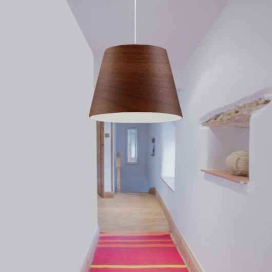 Ceiling Pendant Lamp Wood Pattern Kitchen Living Room Chandelier