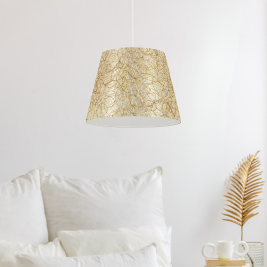 Sofia Conical Ceiling Pendant Lamp Gold String Bedroom Hall