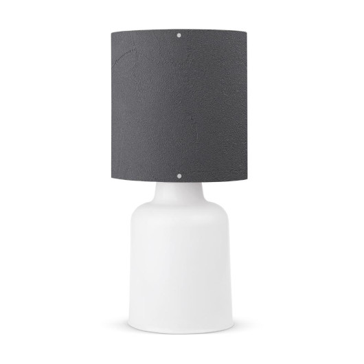 Small Table Lamp With Gray Base