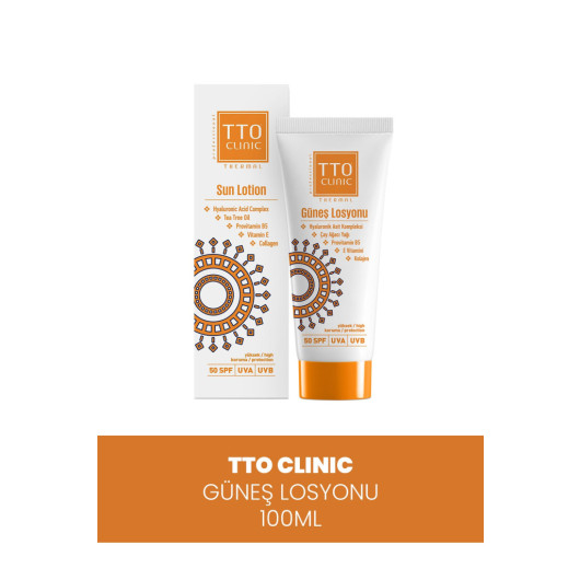 Clinic Sun Lotion 100 Ml For Skin With Acne And Rosa
