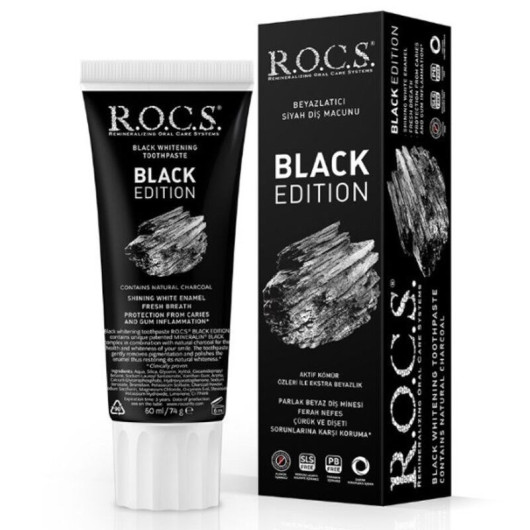 Rocs Black Edition Toothpaste 60 Ml