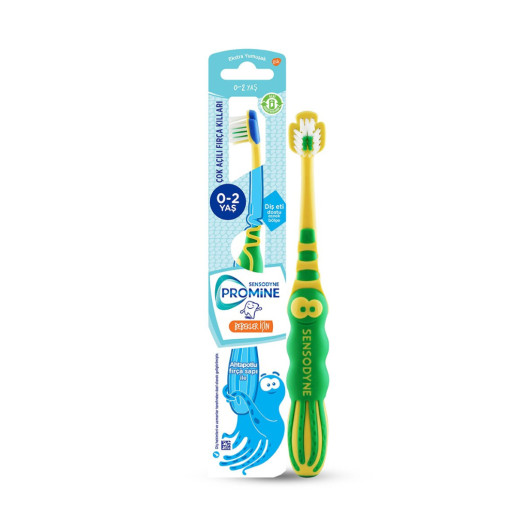 فرشاة أسنان سنسوداين للأطفال لعمر 0 و 2 سنة