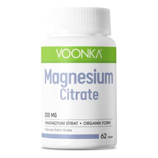 Magnesium Citrate 200 Mg 62 Tablets