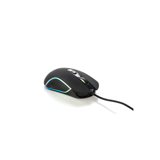 Hawkeye Black Macro Rgb Gaming Mouse With Pad