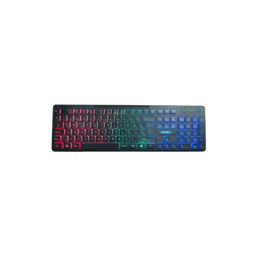 Black Usb Rainbow Illuminated Q Gaming Gaming Keyboard