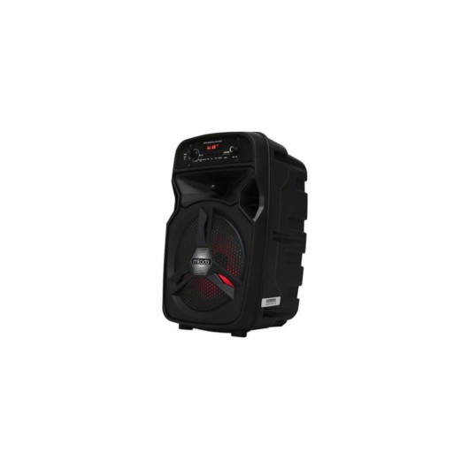 Black 15 Watt Speaker And Microphone, Wired And Bluetooth