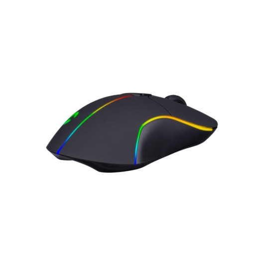 Black 7 Buttons 6400 Rgb Usb Gaming Mouse