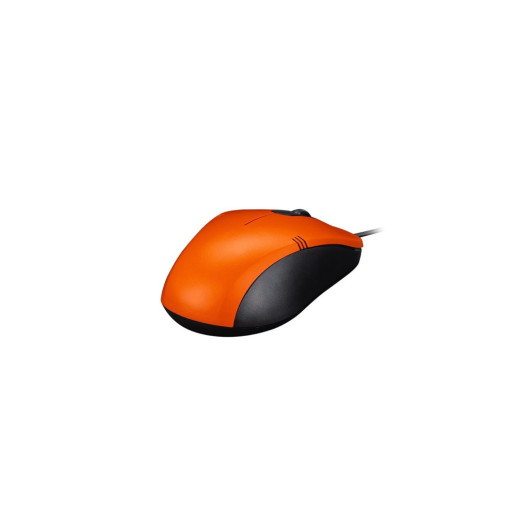 Usb Orange 1200Dpi Optical Wired Mouse