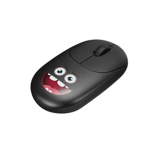 Black Embossed 2.4Ghz Wireless Mouse
