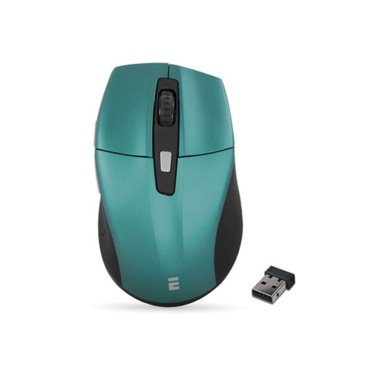 Metallic Green Usb Silencer Wireless Mouse