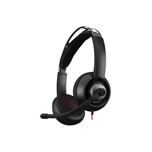 Professional Black Stereo Headset With Microphone