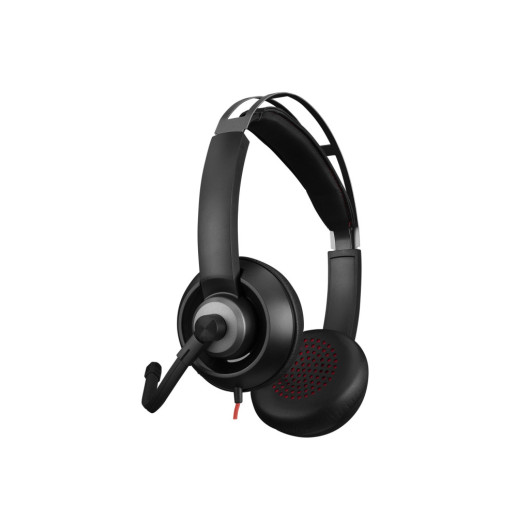 Professional Black Stereo Headset With Microphone