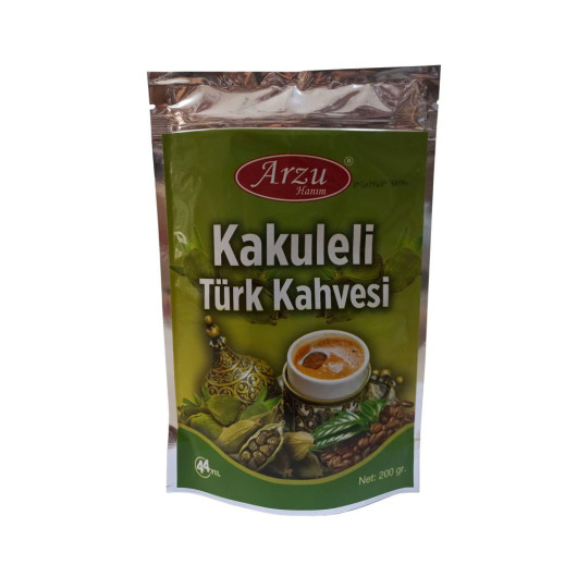 Arzu Hanım Turkish Coffee With Cardamom 200 Gr