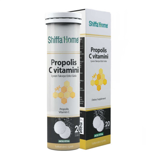 Vitamin C Propolis Effervescent 20 Tablets