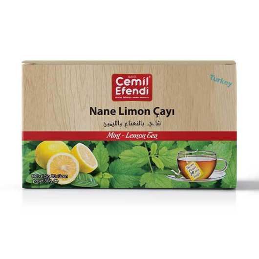 Cemil Efendi Mint Lemon Tea 20 Pack Bags