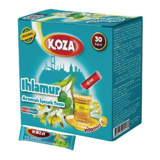 Koza Linden Flavored Beverage Powder 50 Packs