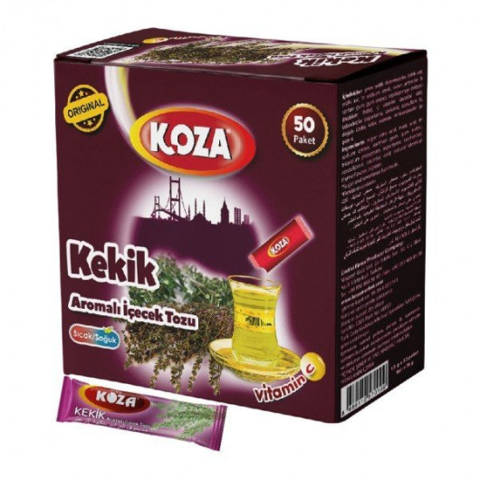 Koza Thyme Flavored Beverage Powder 50 Packs