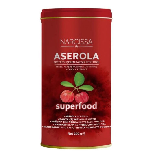 Mixed Herb Powder With Narcissa Acerola Extract 200 Gr