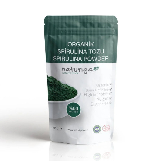 Naturiga Organic Spirulina Powder 100 Gr