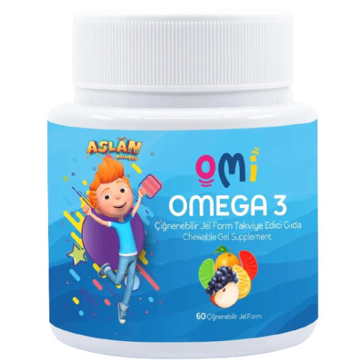 Omega 3 Kids 60 Chewable Gel Form