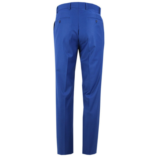 Varetta Mens Light Blue Polyviscon Fabric Trousers