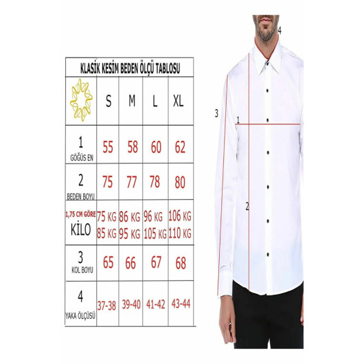 Varetta Mens White Flap Double Pocket Solid Color Long Sleeve Cotton Shirt
