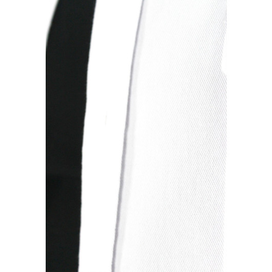 Varetta Mens White Lycra Double Pocket Plain Classic Cut Long Sleeve Denim Shirt