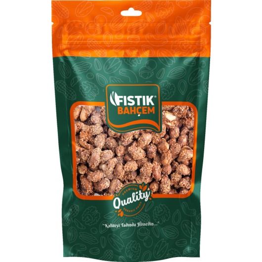 Honey And Sesame Coated Peanuts 500 Grams From Fistik Bahcem
