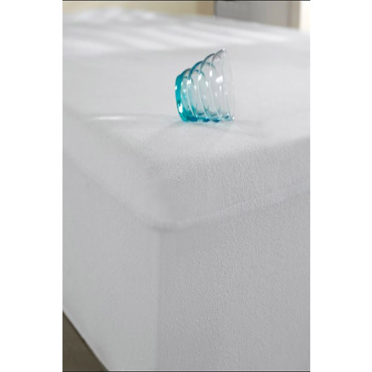 Double Fitted Liquid Proof Mattress Protector Mattress Protector 160X200 Cm
